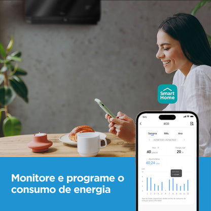 Ar-Condicionado Split Hi Wall Inverter Midea Xtreme Save Connect Black Edition 12.000 BTU/h Quente/Frio 220v