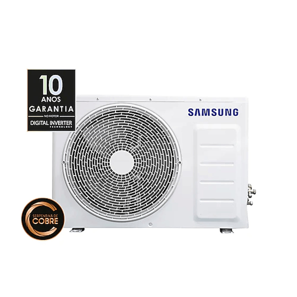 Ar Condicionado Split Hi Wall Inverter Samsung WindFree Black Edition 18.000 BTU/h Quente/Frio 220v