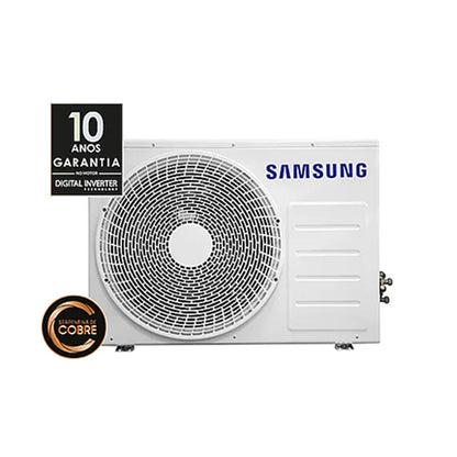 Ar Condicionado Split Hi Wall Inverter Samsung WindFree Black Edition 24.000 BTU/h Quente/Frio 220v