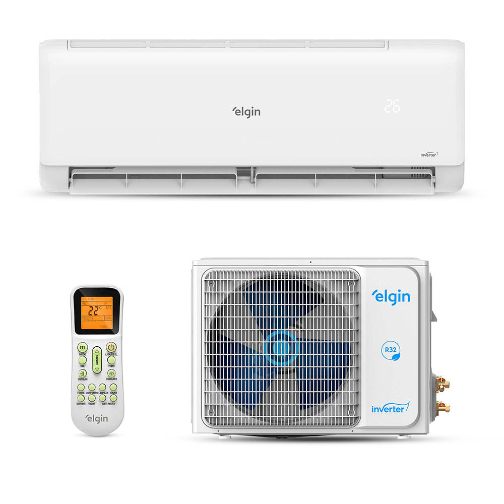 Ar Condicionado Split Hi Wall Inverter Elgin Eco II 24.000 BTU/h Frio 220v Wi-Fi