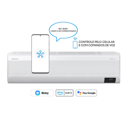 Ar Condicionado Split Hi Wall Samsung WindFree Connect Inverter 22.000 BTU/h Frio 220v