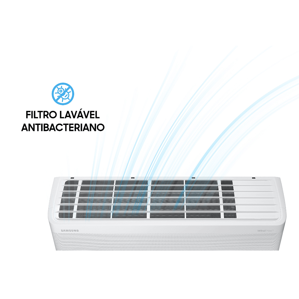 Ar Condicionado Split Hi Wall Samsung WindFree Connect Inverter 12.000 BTU/h Frio 220v