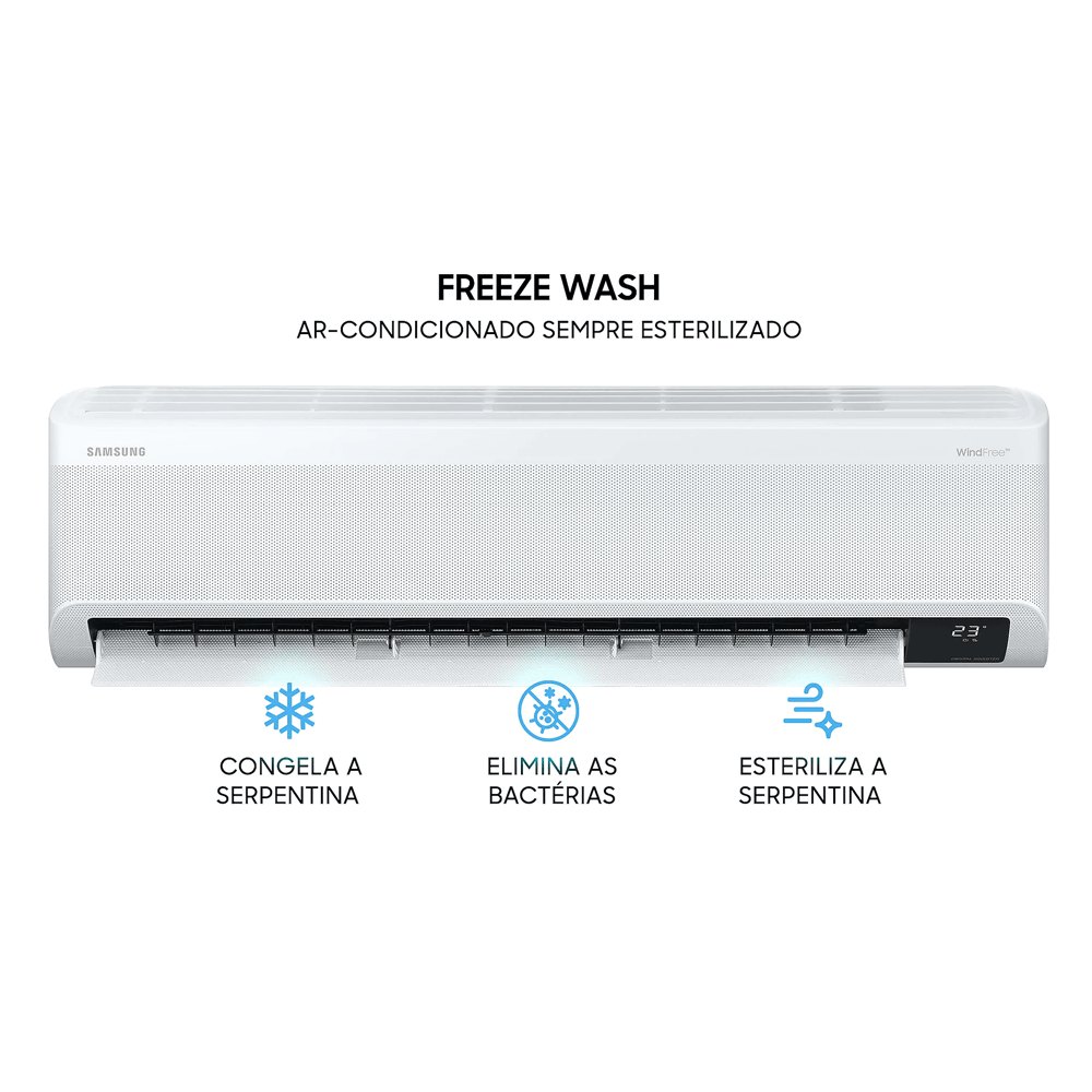 Ar Condicionado Split Hi Wall Samsung WindFree Connect Inverter 22.000 BTU/h Frio 220v