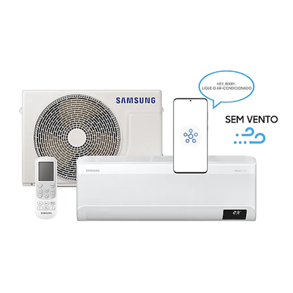 Ar Condicionado Split Hi Wall Samsung WindFree Connect Inverter 12.000 BTU/h Frio 220v