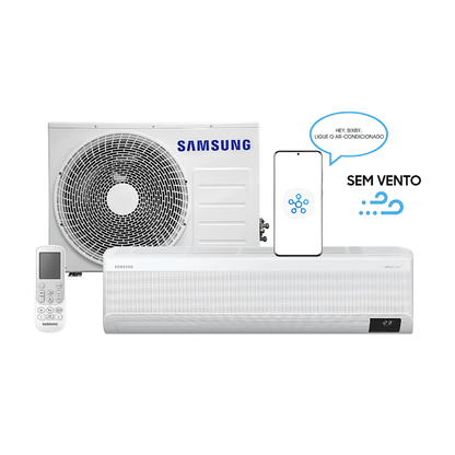 Ar Condicionado Split Hi Wall Samsung WindFree Connect Inverter 22.000 BTU/h Frio 220v