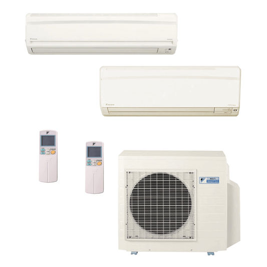 Ar Condicionado Daikin Multi Split Inverter 23.000 BTU (1x 12.000 1x 21.000) Quente/Frio 220v