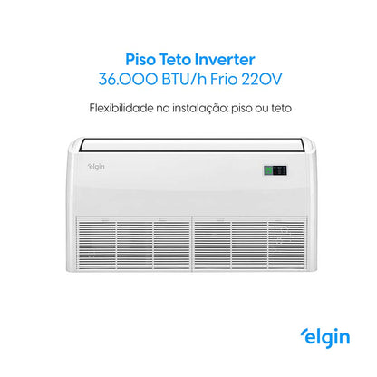 Ar Condicionado Piso Teto Inverter Elgin Eco 36.000 BTU/h Frio 220v