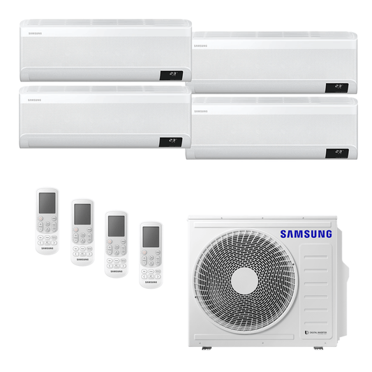 Ar Condicionado Multi-Split Samsung Wind Free Inverter 28.000 BTU (4x 9.000) Quente/Frio 220v