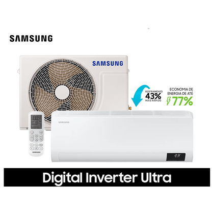 Ar Condicionado Split Hi Wall Samsung Digital Ultra Inverter 12.000 BTU/h Frio 220v