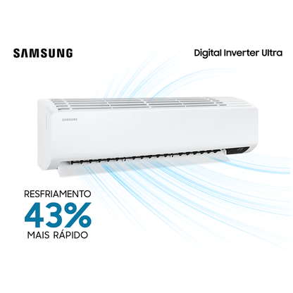 Ar Condicionado Split Hi Wall Samsung Digital Ultra Inverter 12.000 BTU/h Frio 220v