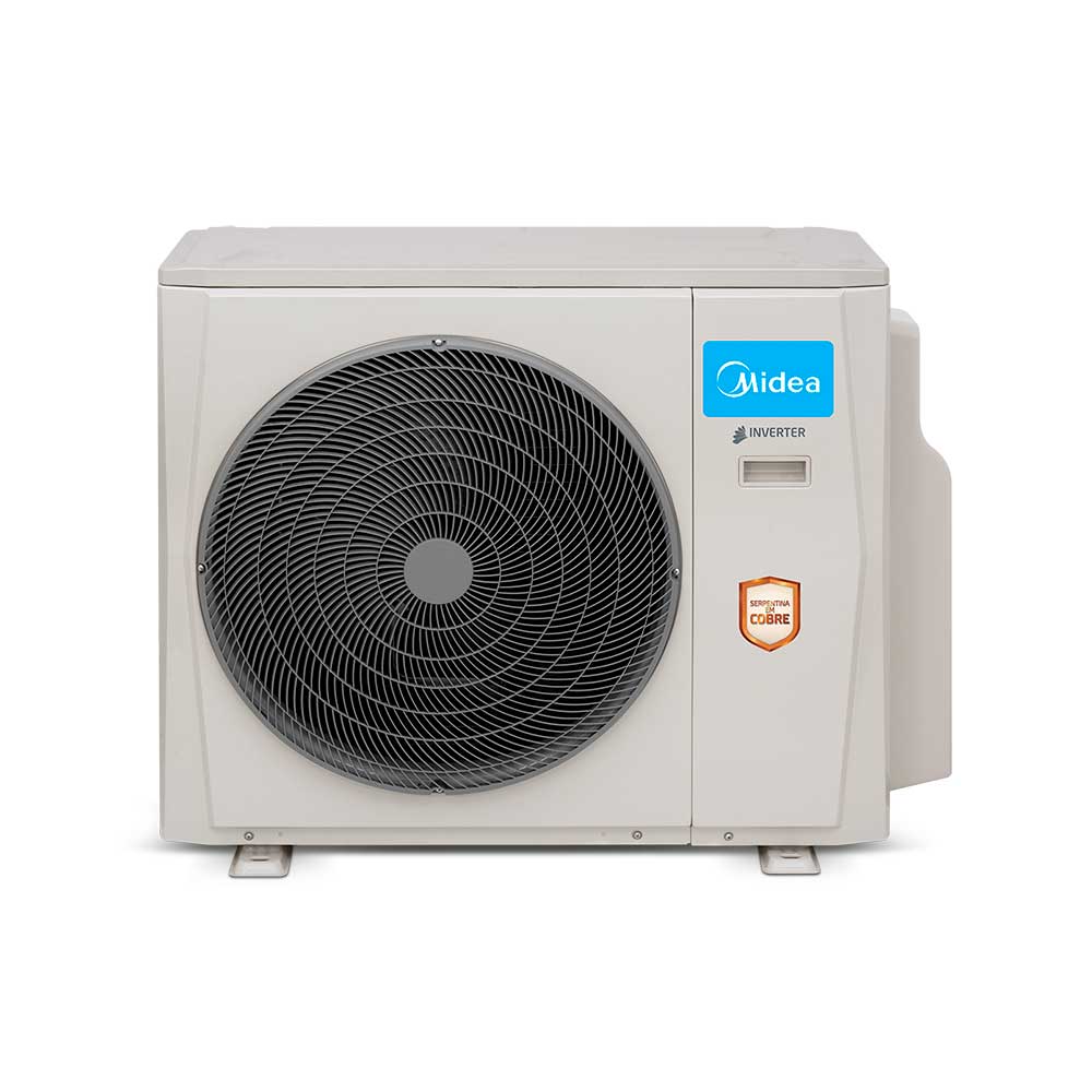 Ar Condicionado Multi Split Midea Inverter 18.000 BTU (1x 9.000 Black e 1x 12.000 Black) Quente/Frio 220v