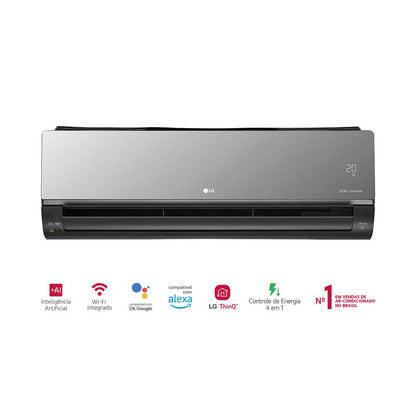 Ar Condicionado Split Hi Wall LG Dual Inverter Voice Artcool +AI 18.000 BTU/h Quente/Frio 220v