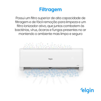 Ar Condicionado Split Hi Wall Inverter Elgin Eco II 18.000 BTU/h Quente/Frio 220v Wi-Fi