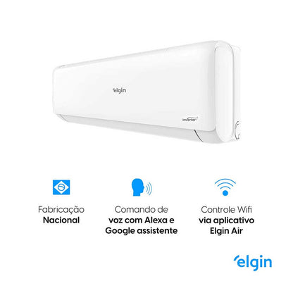 Ar Condicionado Split Hi Wall Inverter Elgin Eco II 24.000 BTU/h Quente/Frio 220v Wi-Fi