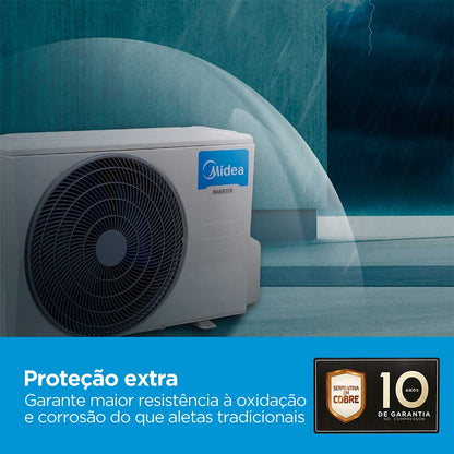 Ar Condicionado Split Hi Wall Inverter Midea Xtreme Save Connect 24.000 BTU/h Quente/Frio 220v