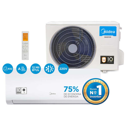 Ar Condicionado Split Hi Wall Inverter Midea Xtreme Save Connect 12.000 BTU/h Quente/Frio 220v