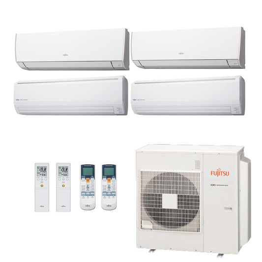 Ar Condicionado Multi-Split Fujitsu Inverter 45.000 BTU (2x 7.000 e 2x 18.000) Quente/Frio 220v