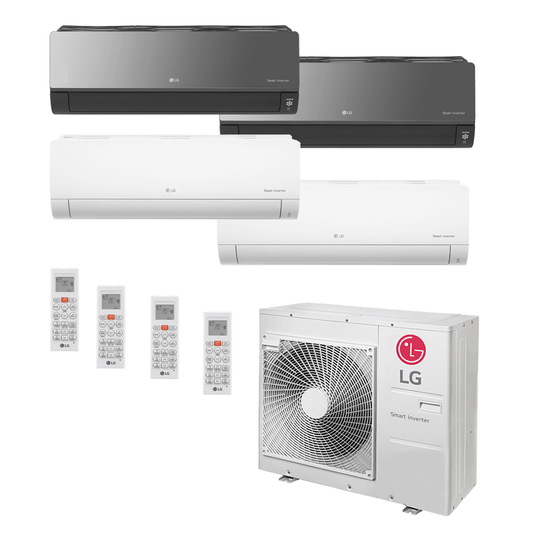 Ar Condicionado Multi-Split LG 48.000 BTU (2x 17.100 BTU e 2x Evap Artcool 17.100 BTU) Quente/Frio 220v