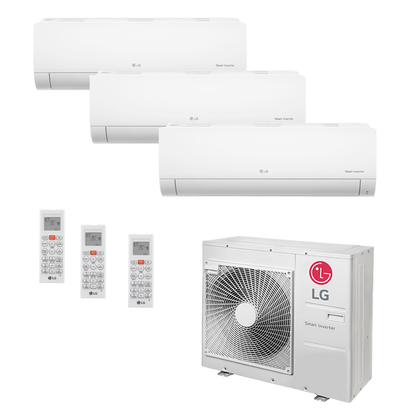 Ar Condicionado Multi-Split LG Inverter 36.000 BTU (2x 8.500 e 1x 22.500) Quente/Frio 220v