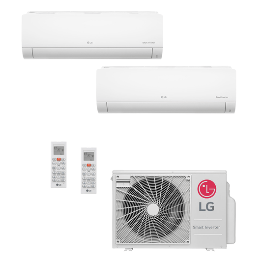 Ar Condicionado Multi-Split LG Inverter 18.000 BTU (1x 8.500 e 1x 11.900) Quente/Frio 220v