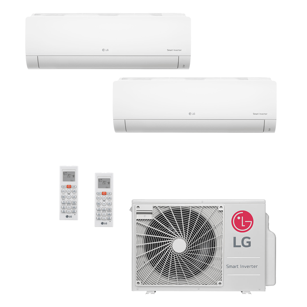 Ar Condicionado Multi-Split LG Inverter 18.000 BTU (2x 8.500) Quente/Frio 220v