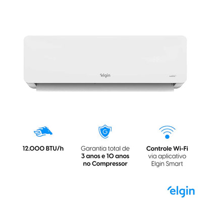 Ar Condicionado Split Hi Wall Inverter Elgin Eco Dream Wi-Fi 12.000 BTU/h Frio 220v