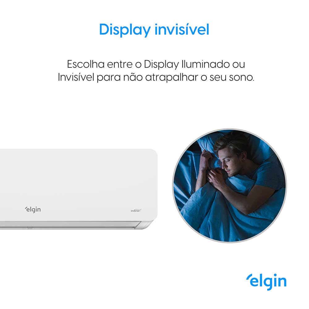 Ar Condicionado Split Hi Wall Inverter Elgin Eco Dream Wi-Fi 12.000 BTU/h Frio 220v