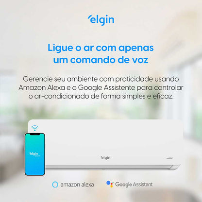 Ar Condicionado Split Hi Wall Inverter Elgin Eco Dream Wi-Fi 18.000 BTU/h Quente/Frio 220v