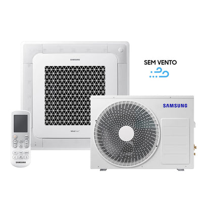 Ar Condicionado Cassete 4 Vias Inverter Samsung WindFree 24.000 BTU/h Quente/Frio 220v Wi-Fi